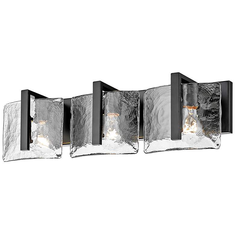 Image 5 Aenon 21 3/4" Wide Matte Black 3-Light Vanity Bath Light more views
