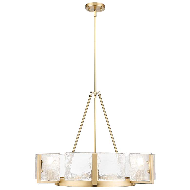 Image 1 Aenon 27 3/4" Wide Brushed Champagne Bronze Ring Chandelier
