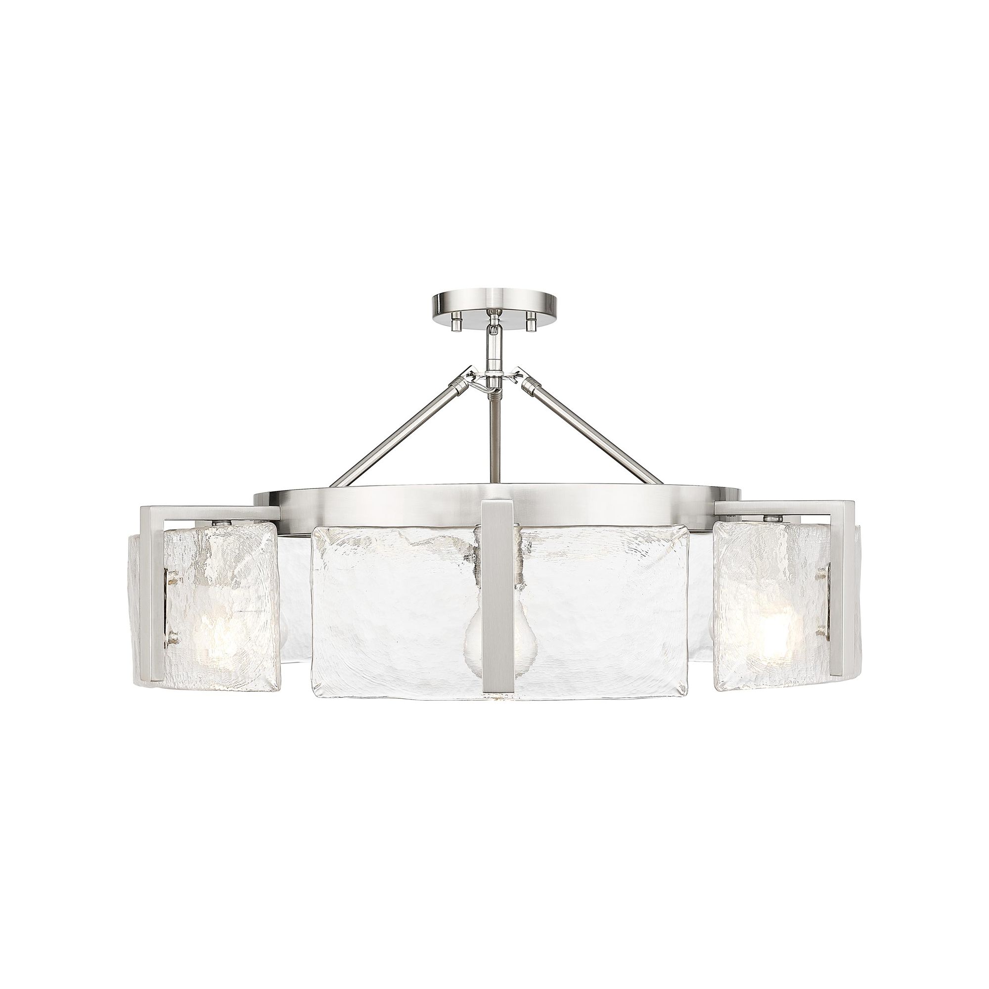 Image 2 Aenon 27 3/4" Wide Pewter 6-Light Ceiling Light more views