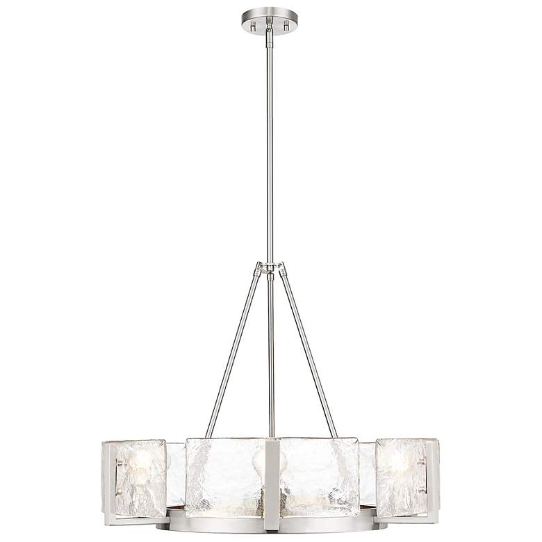 Image 2 Aenon 27 3/4" Wide Pewter 6-Light Chandelier