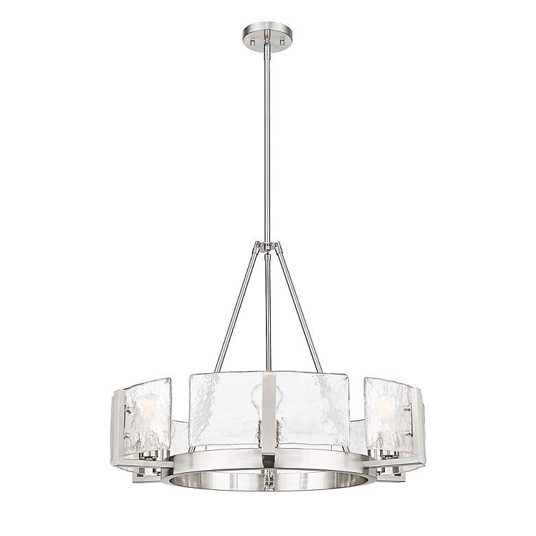 Image 3 Aenon 27 3/4" Wide Pewter 6-Light Chandelier more views