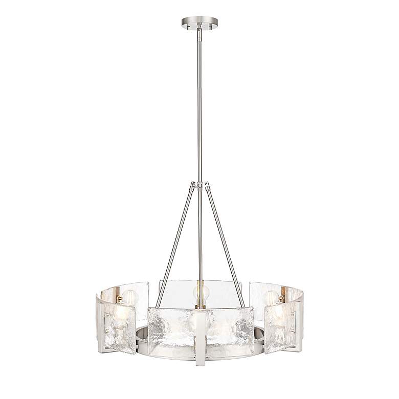 Image 6 Aenon 27 3/4" Wide Pewter 6-Light Chandelier more views
