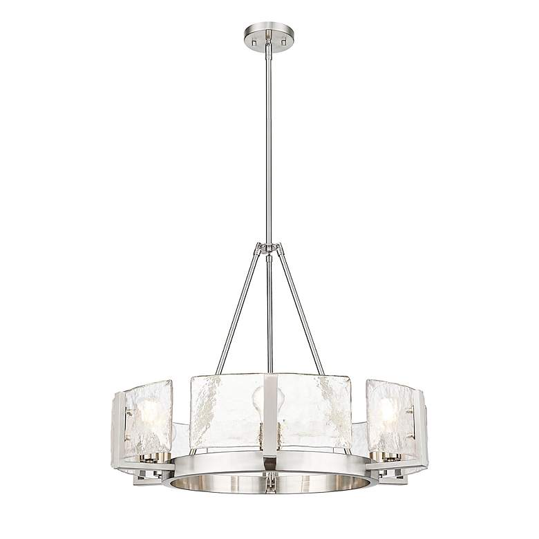 Image 7 Aenon 27 3/4" Wide Pewter 6-Light Chandelier more views