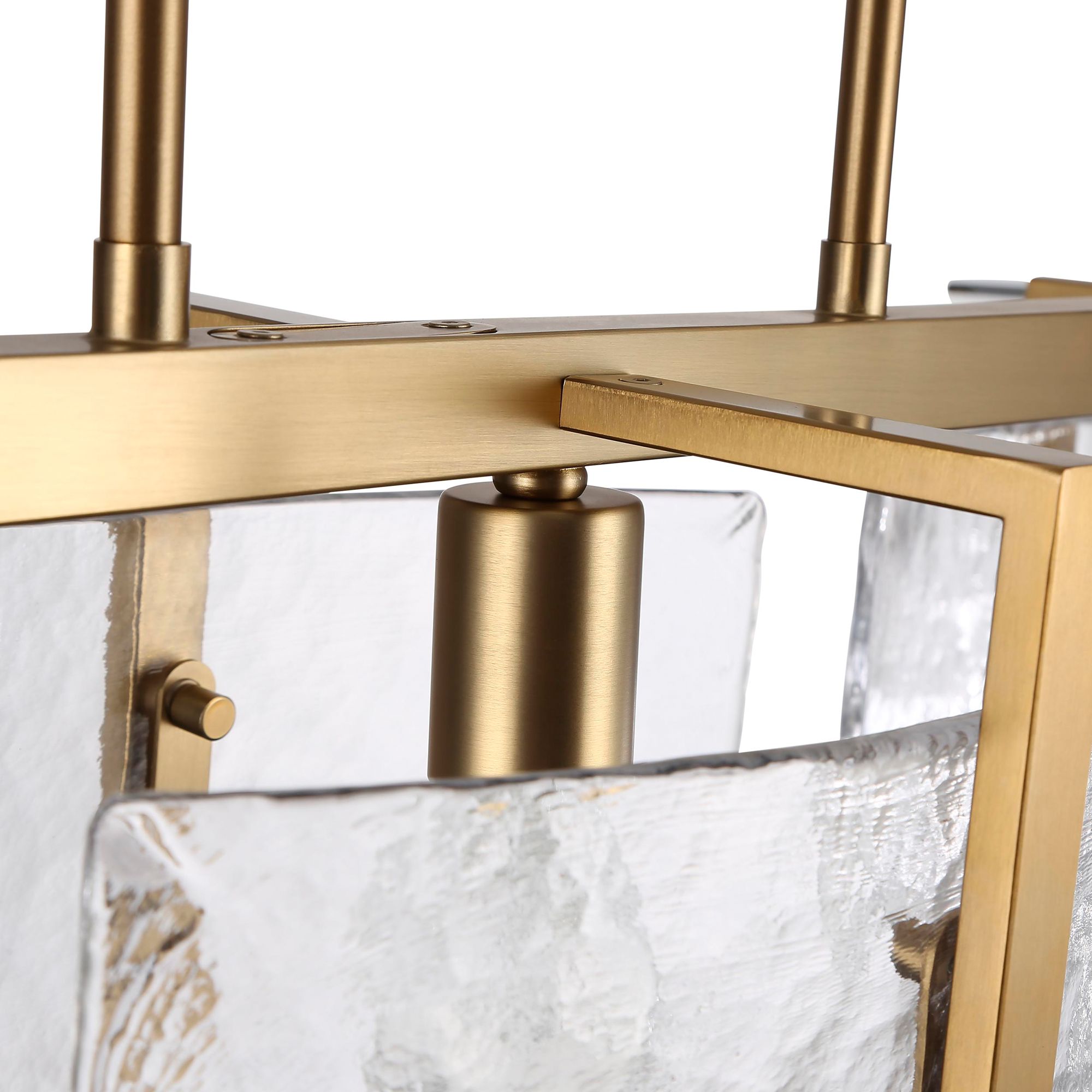 Aenon 40 1/2" Wide Champagne Bronze 3-Light Linear Pendant