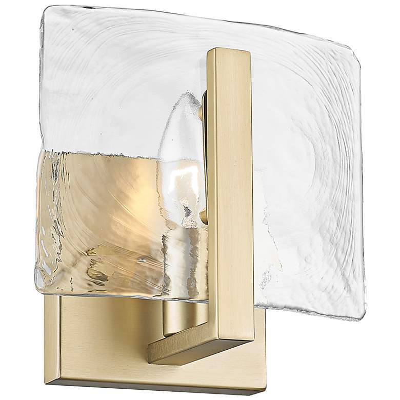 Image 2 Aenon 6 3/4" High Brushed Champagne Bronze ADA Wall Sconce