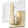 Aenon 6 3/4" High Brushed Champagne Bronze ADA Wall Sconce