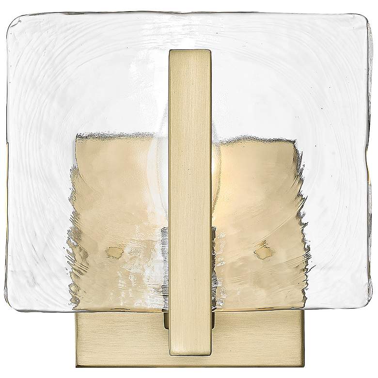 Image 3 Aenon 6 3/4" High Brushed Champagne Bronze ADA Wall Sconce more views