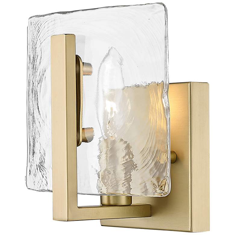 Image 4 Aenon 6 3/4" High Brushed Champagne Bronze ADA Wall Sconce more views