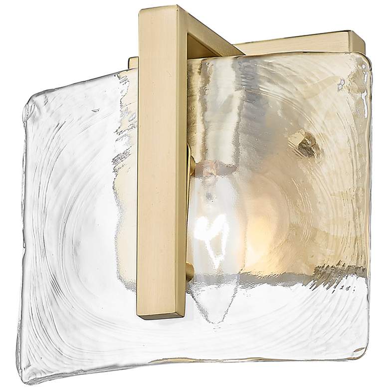Image 5 Aenon 6 3/4" High Brushed Champagne Bronze ADA Wall Sconce more views