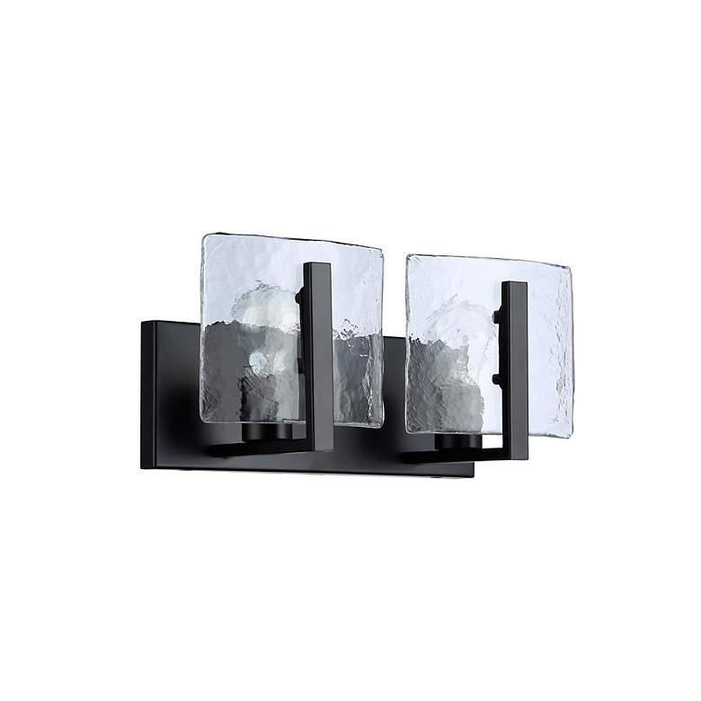 Image 2 Aenon 6 3/4" High Matte Black 2-Light Wall Sconce more views