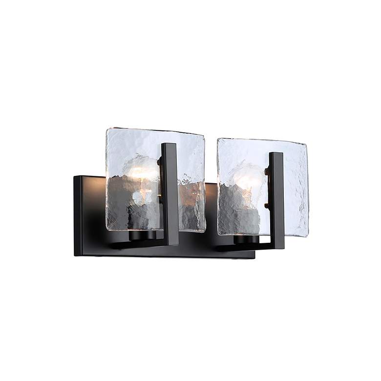 Image 3 Aenon 6 3/4" High Matte Black 2-Light Wall Sconce more views