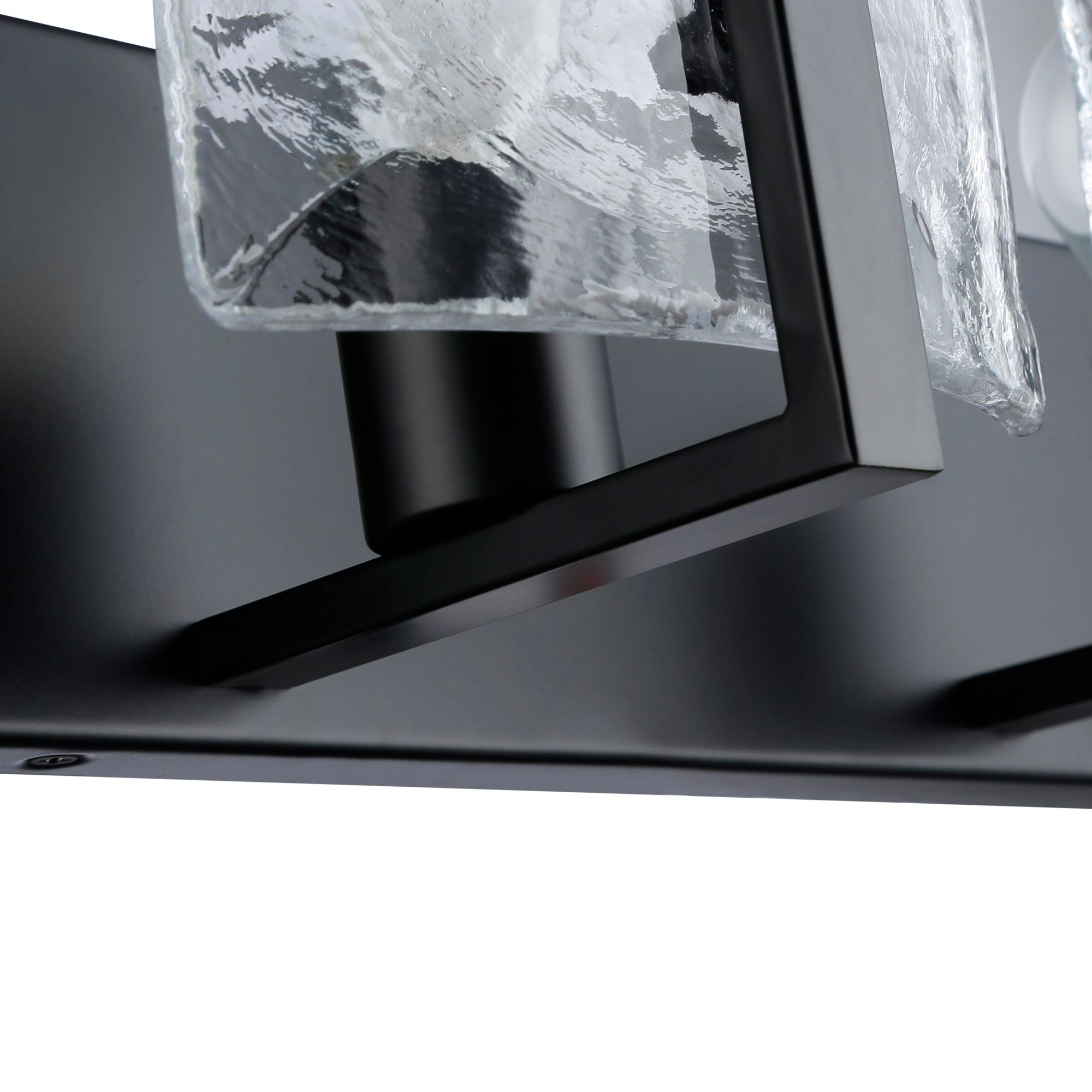 Aenon 6 3/4" High Matte Black 2-Light Wall Sconce