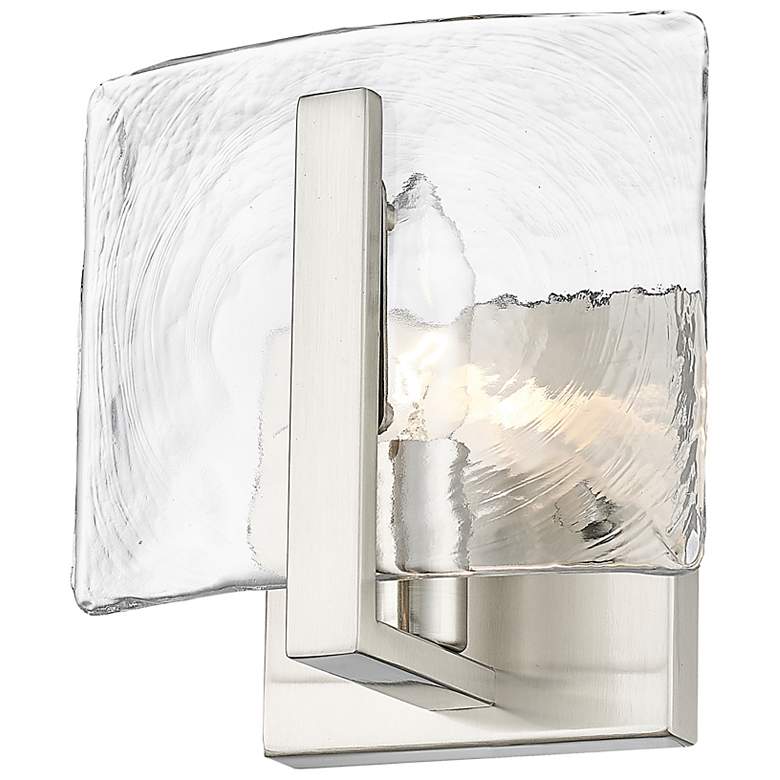 Image 2 Aenon 6 3/4" High Pewter Wall Sconce