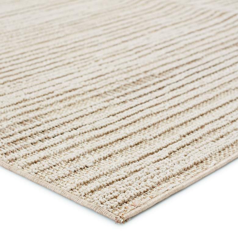Image 3 Aeor PRA01 4'x6' Beige and Brown Indoor/Outdoor Area Rug more views