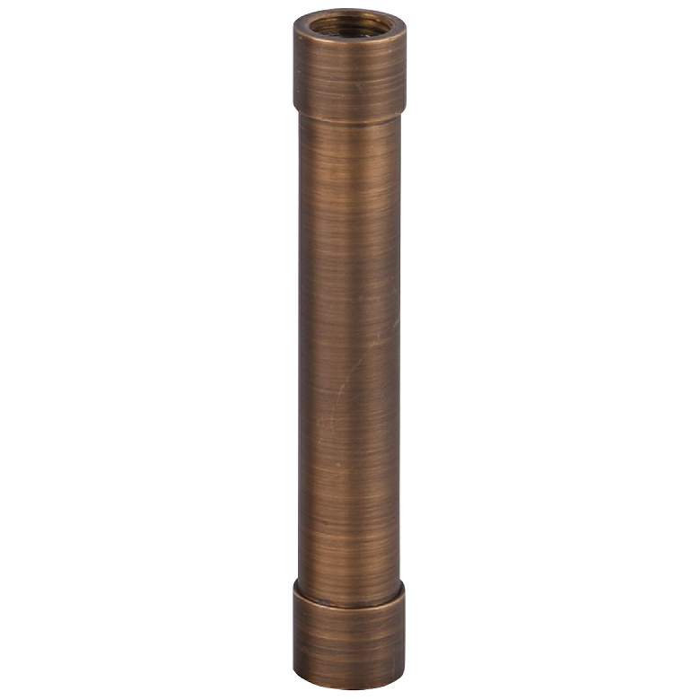 Image 1 Aera 6" Long Antique Brass Landscape Light Extension Stem