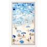 2_Aerial Beach II 39" High Rectangular Framed Giclee Wall Art