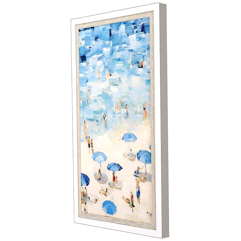 Image 3 Aerial Beach II 39" High Rectangular Framed Giclee Wall Art more views