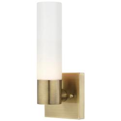 Aero 1 Light Antique Brass ADA Wall Sconce