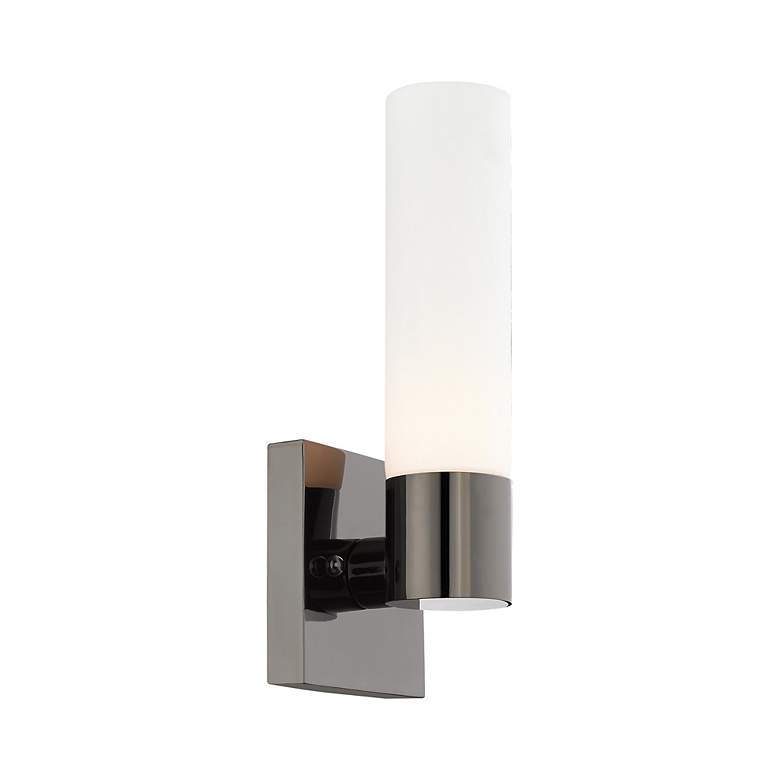 Image 6 Aero 1 Light Black Chrome ADA Wall Sconce more views