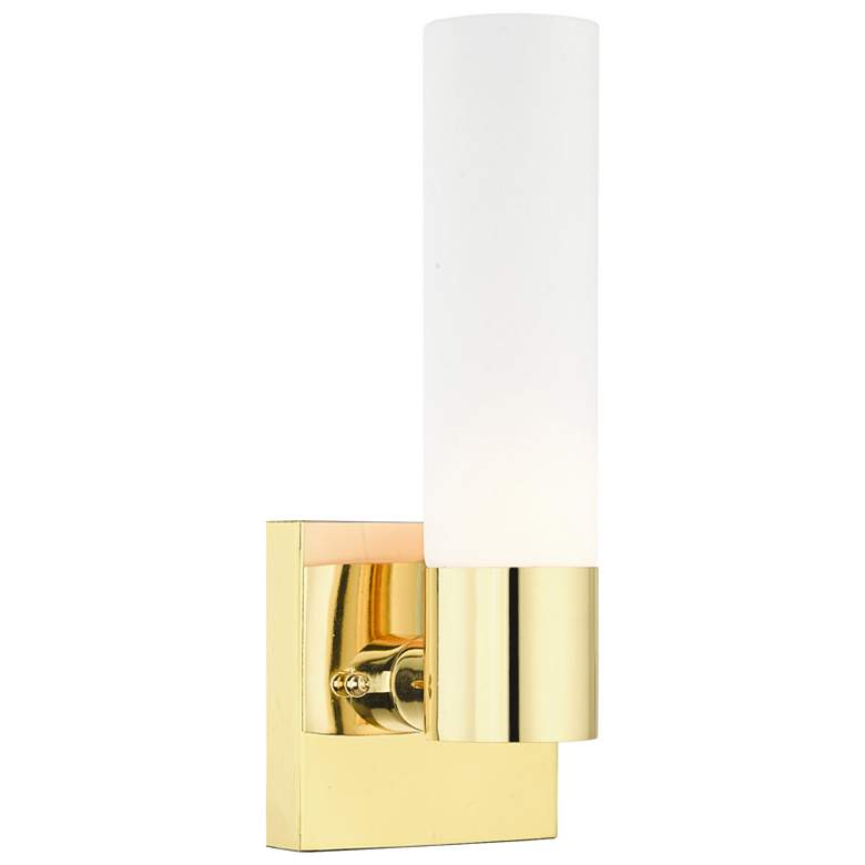 Image 1 Aero 1 Light Polished Brass ADA Wall Sconce