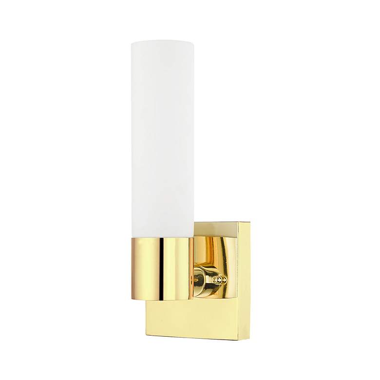 Image 4 Aero 1 Light Polished Brass ADA Wall Sconce more views
