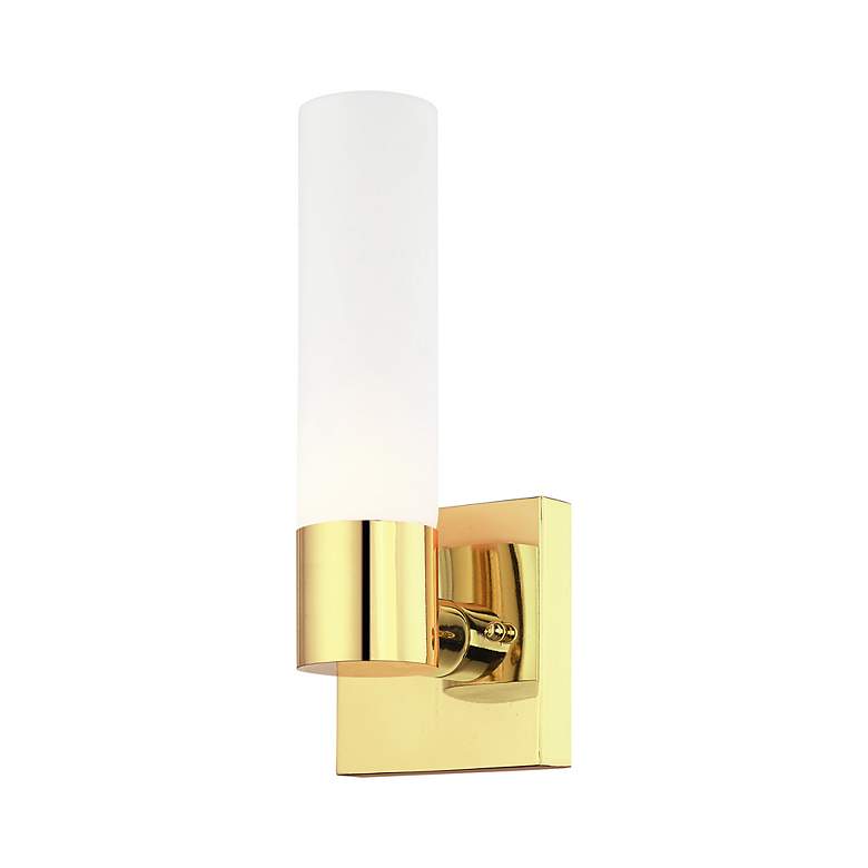 Image 6 Aero 1 Light Polished Brass ADA Wall Sconce more views