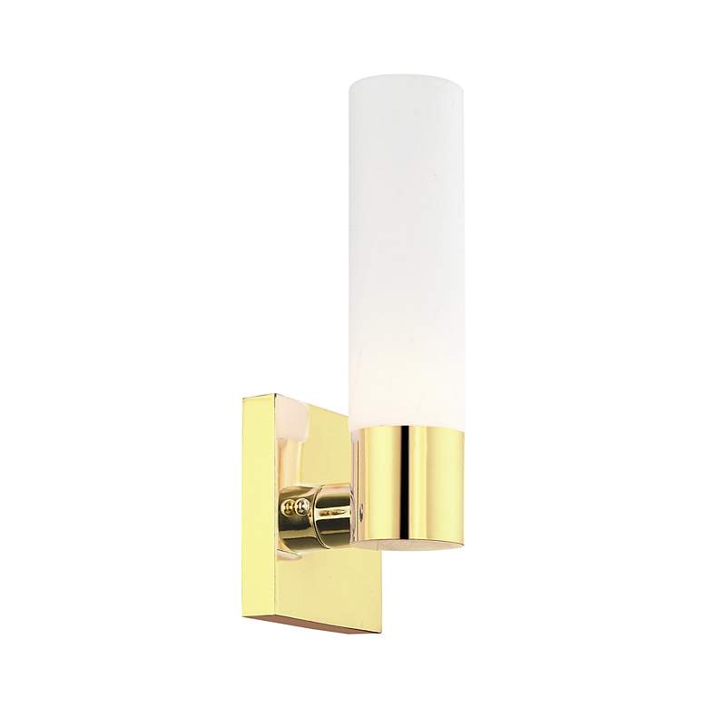 Image 7 Aero 1 Light Polished Brass ADA Wall Sconce more views
