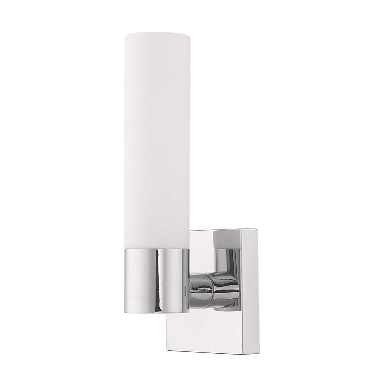 Image 4 Aero 1 Light Polished Chrome Wall Sconce more views