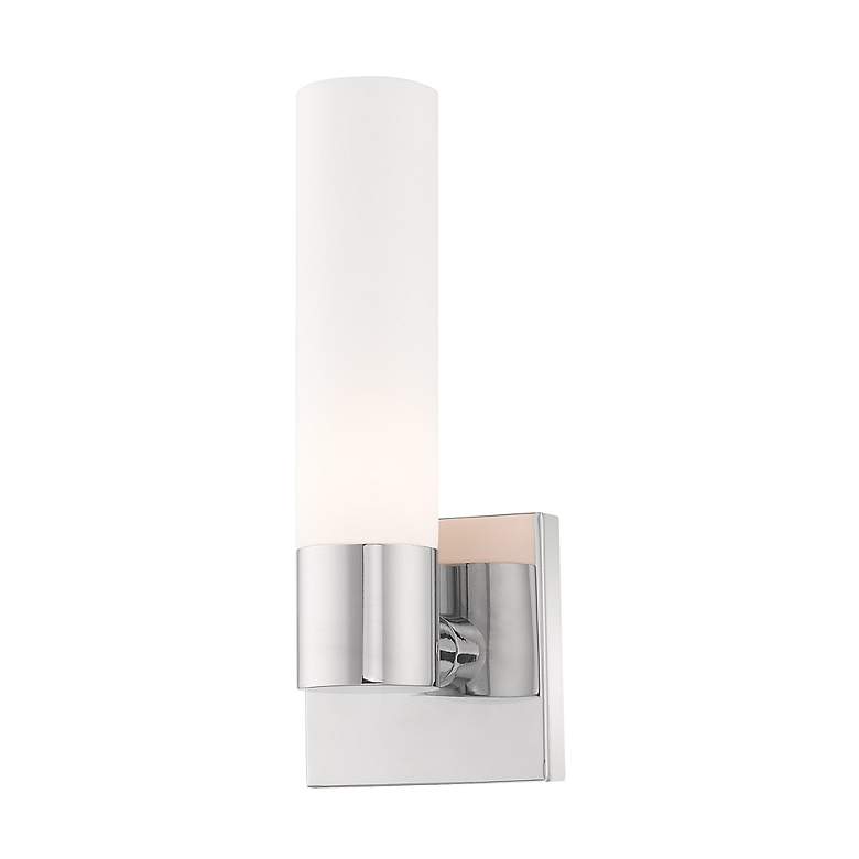 Image 6 Aero 1 Light Polished Chrome Wall Sconce more views