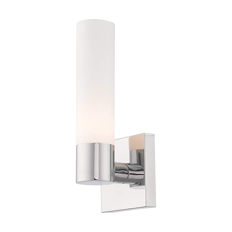 Image 7 Aero 1 Light Polished Chrome Wall Sconce more views