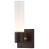 Aero 11 1/4" High Bronze ADA Wall Sconce