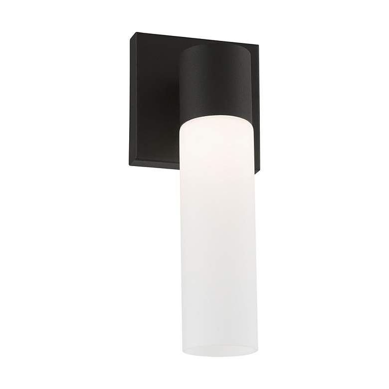 Image 6 Aero 11 1/4" High Textured Black ADA Wall Sconce more views