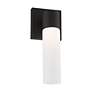 6_Aero 11 1/4" High Textured Black ADA Wall Sconce more views