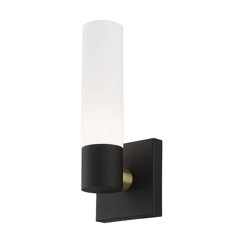 Image 7 Aero 11 1/4" High Textured Black ADA Wall Sconce more views