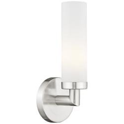 Aero 11&quot; High Brushed Nickel Wall Sconce