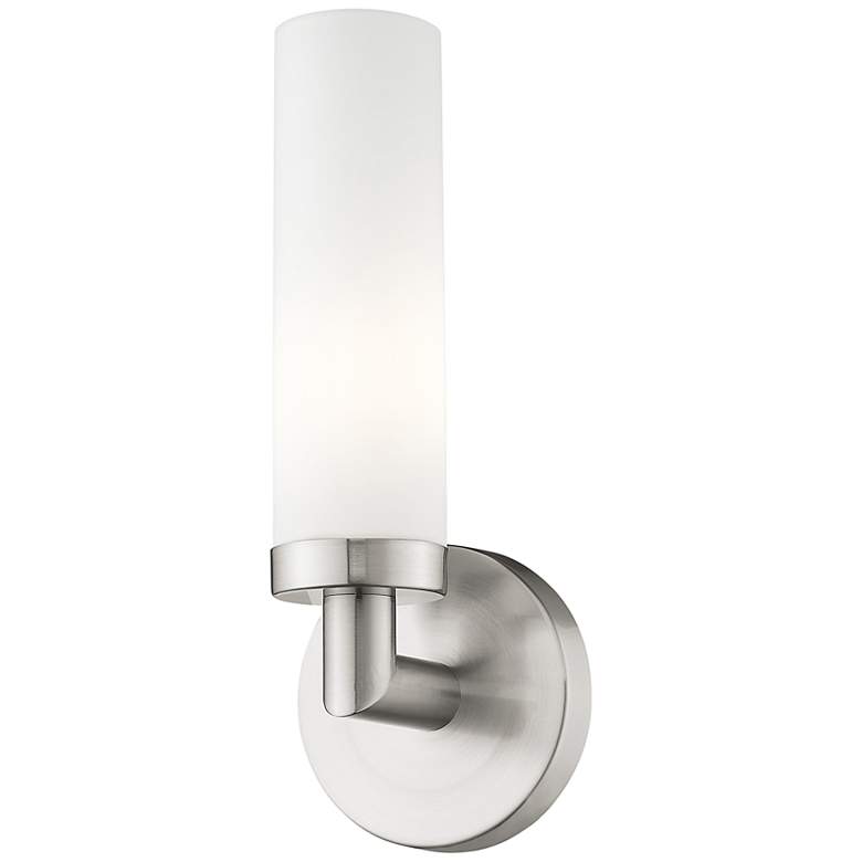Image 5 Aero 11 inch High Brushed Nickel Wall Sconce more views