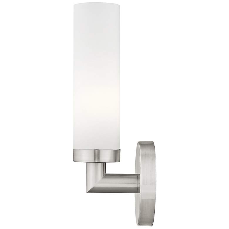 Image 6 Aero 11 inch High Brushed Nickel Wall Sconce more views