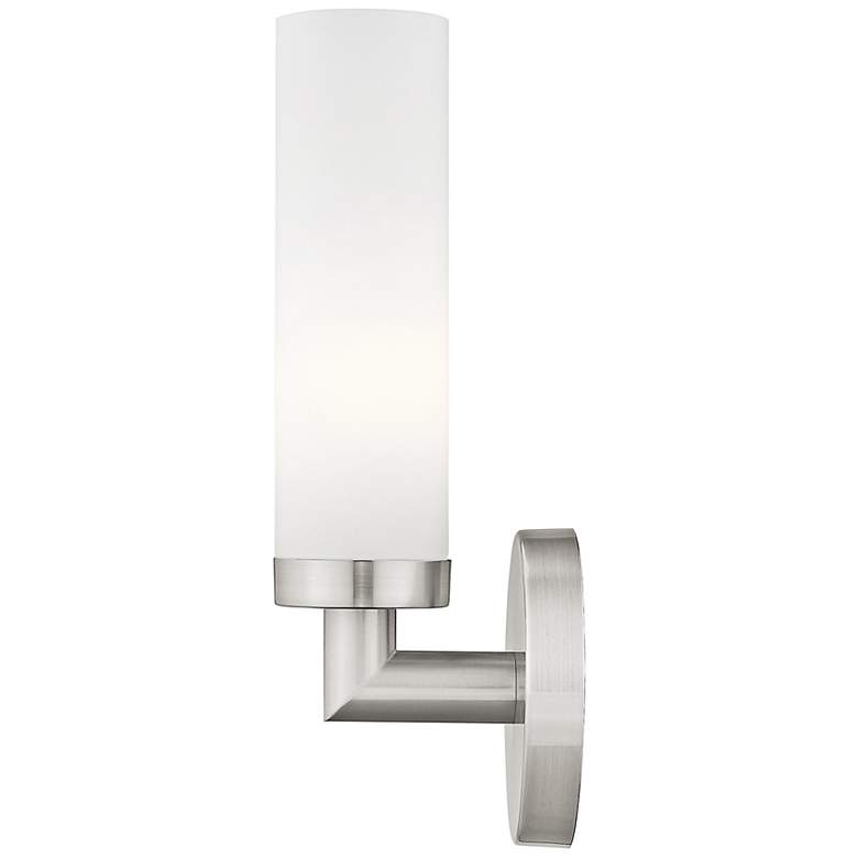 Image 6 Aero 11" High Brushed Nickel Wall Sconce more views