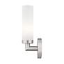 Aero 11" High Brushed Nickel Wall Sconce in scene