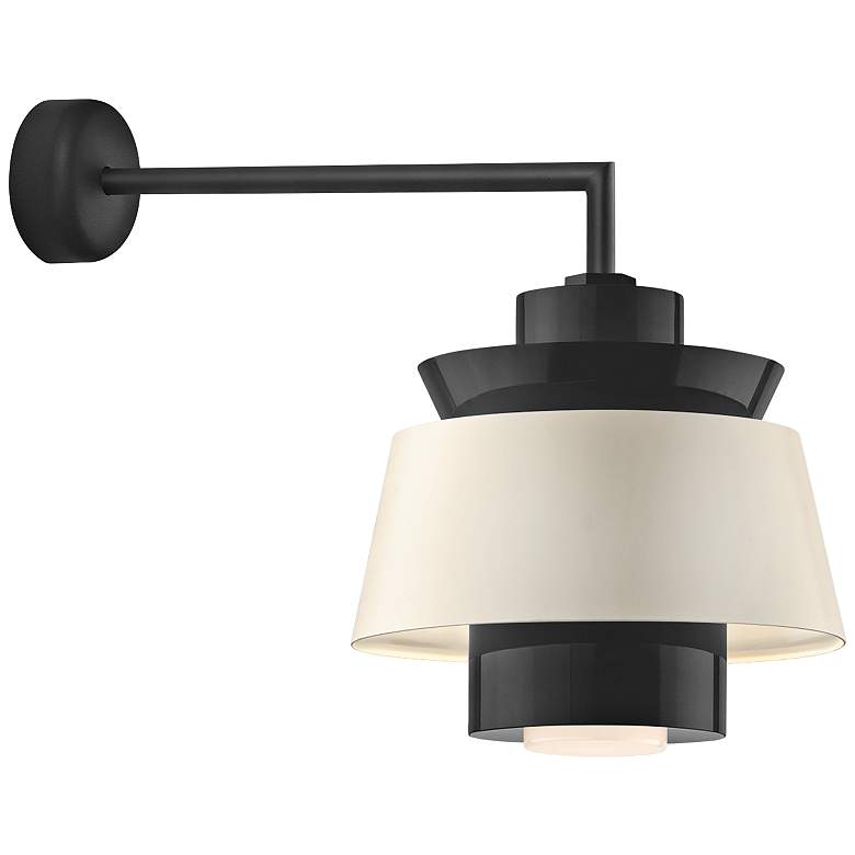 Image 1 Aero 16 3/4" High Black LED Outdoor Wall Light