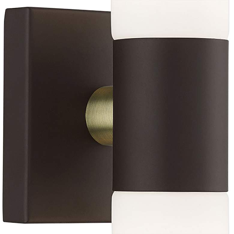 Image 3 Aero 17 3/4 inch High Bronze ADA 2-Light Wall Sconce more views