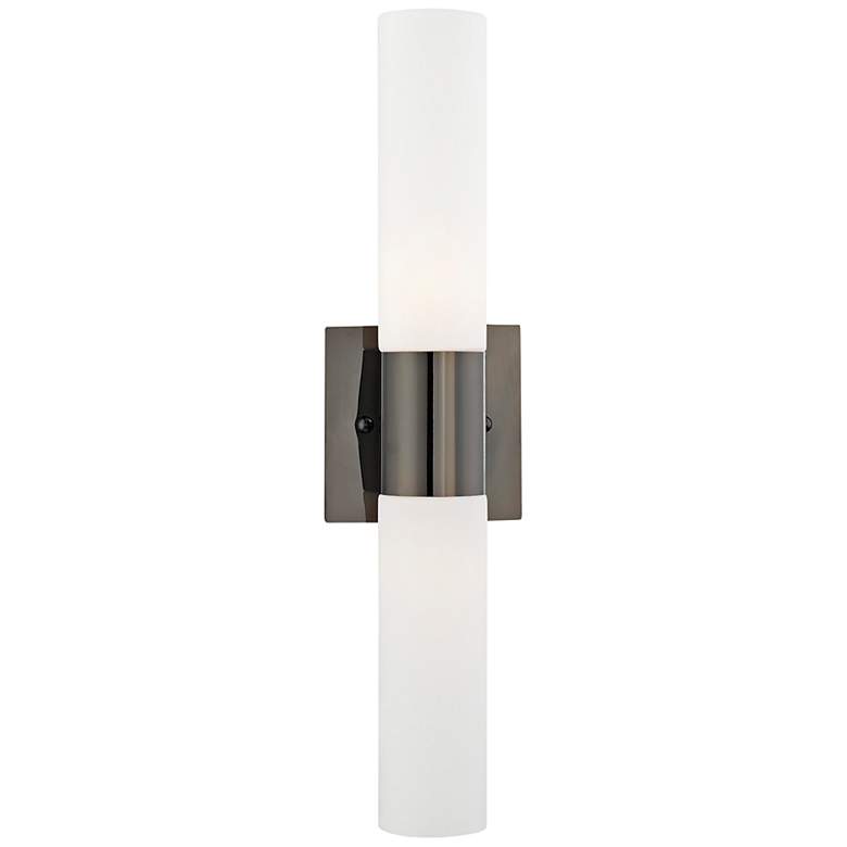 Image 3 Aero 17 3/4" Wide Black Chrome 2-Light Vanity Bath Light