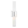 4_Aero 17 3/4" Wide Polished Chrome 2-Light Vanity Bath Light more views
