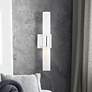 Aero 17 3/4" Wide Polished Chrome 2-Light Vanity Bath Light in scene