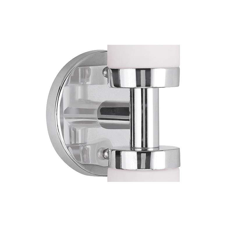 Image 2 Aero 18" High Brushed Nickel 2-Light Tubular Wall Sconce more views