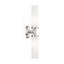 6_Aero 18" High Brushed Nickel 2-Light Tubular Wall Sconce more views