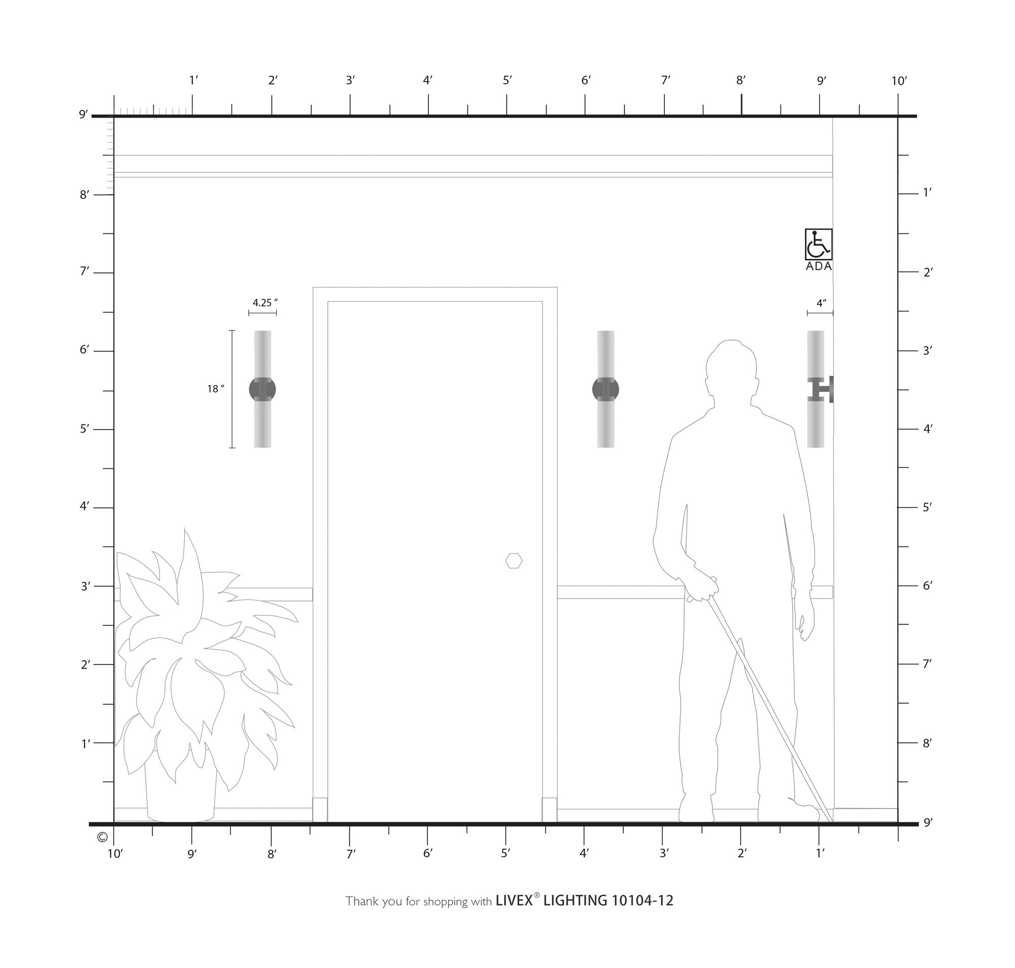 Aero 18" Wide Satin Brass and White Glass 2-Light Bath Light