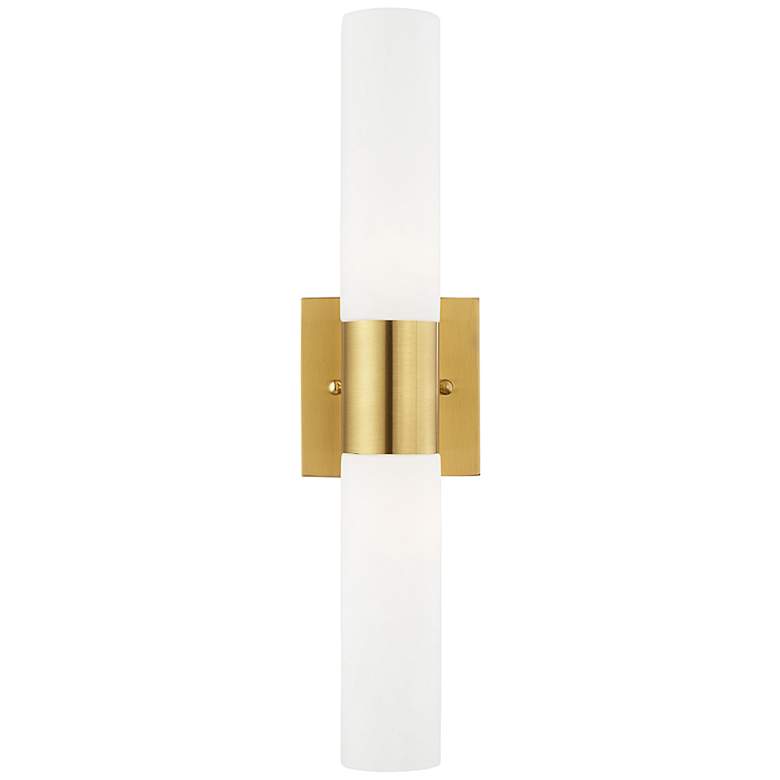 Image 3 Aero 2 Light Satin Brass ADA Bath Vanity