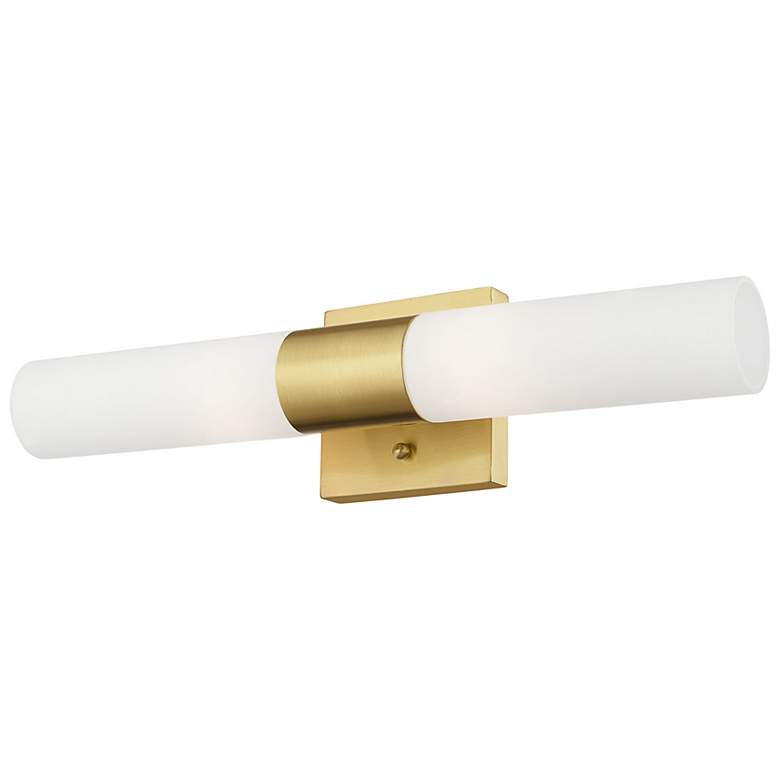 Image 6 Aero 2 Light Satin Brass ADA Bath Vanity more views