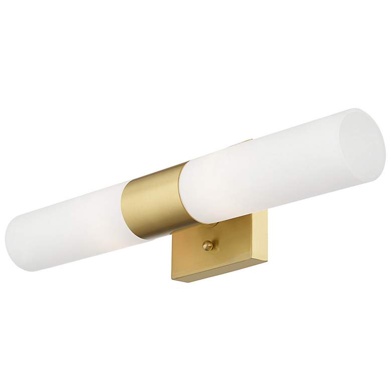 Image 7 Aero 2 Light Satin Brass ADA Bath Vanity more views